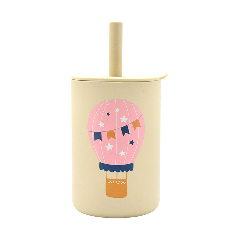 Leak-proof Silicone Children's Drinking Cup for Baby
