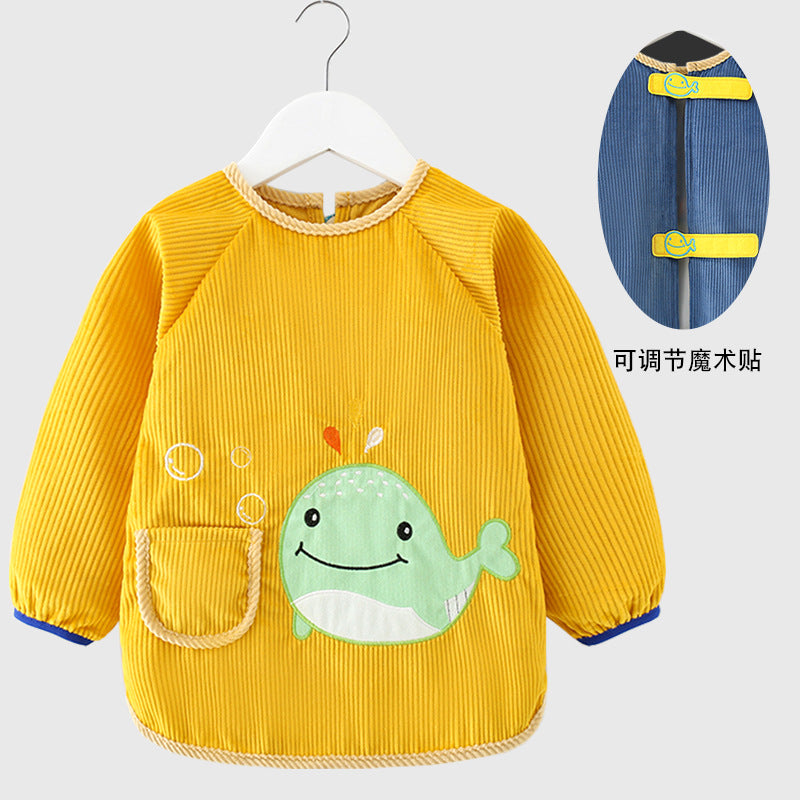 Waterproof Bib for Boys - Stylish Reversible Design